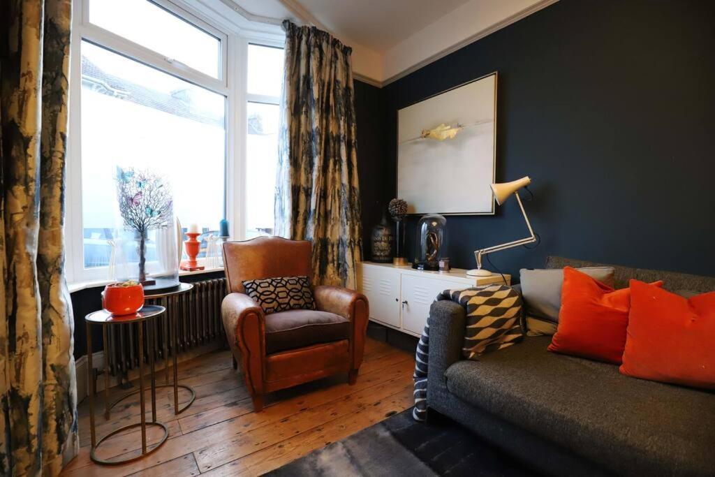 Villa Stylish Townhouse 15 Mins To Laines & Seafront Hove Exterior foto